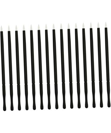 Mikinona 50pcs Eyeliner Brush Thin Angled White Eyeliner Wand Eye Makeup Tools Liquid Eyeliner Disposable 10*0.5cm White - Buy Online on GoSupps.com