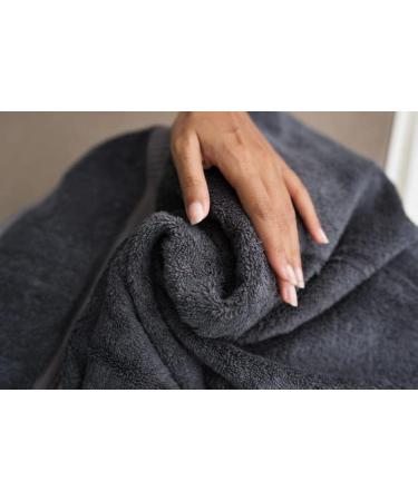 Ariv Towels - Premium Bamboo Cotton Bath Towels Set | Ultra Absorbent, Soft Feel, Quick Drying | 30 X 52 | Grey | Set of 4 - Buy Online on GoSupps.com