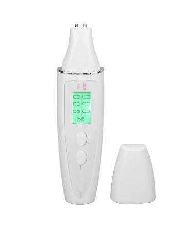 Facial Skin Test Pen Digital Skin Detector Pen Simple Appearance Precise Lightweight For Men For Home (White)