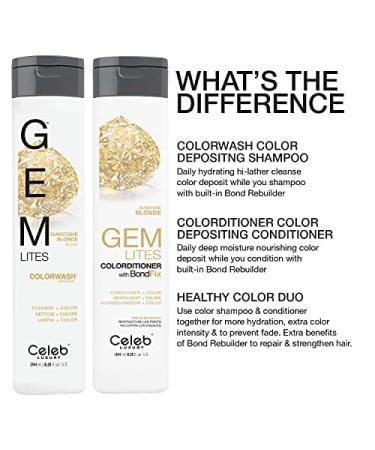 Celeb Luxury Gemlites Sunstone Colorditioner 240g | Hydrating Color Care for Vibrant Hair - International Shipping Available - Buy Online on GoSupps.com