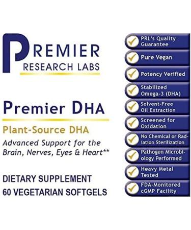 Premier Research Labs DHA Supplement - 60 Capsules - Buy Online on GoSupps.com