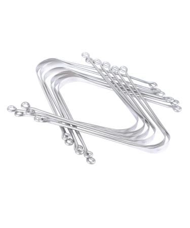 HealthAndYoga SteloSwipe Lite Stainless Steel Tongue Cleaners - Disposable Metal Tongue Scrapers Bulk Pack (Pack of 12) - Oral Hygiene Scraper- Prevents Bad breath Replacement and Gift Pack