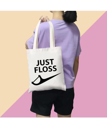 BDPWSS Dentist Carrier Bag - Funny Canvas Shoulder Bag for Dental Hygienists & RDH Assistants | Perfect for Dental Floss & Accessories - Buy Online on GoSupps.com