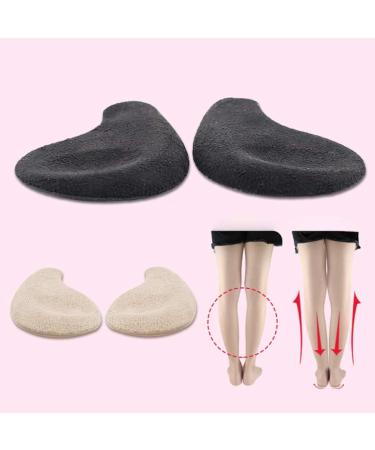 Exceart Corrective Lateral Heel Wedge Insoles - 2 Pairs for Foot Alignment, Knee Pain, Bow Legs, and Osteoarthritis - Black - Buy Online on GoSupps.com