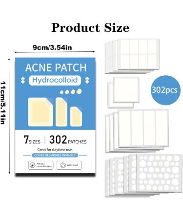 XFSRG 302 large patches of pimples with tea tree oil of salicylic acid and niacinamide for large pimples on chin cheeks back Transparent1 - Buy Online on GoSupps.com