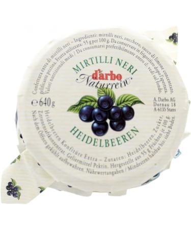  Italian Gourmet E.R. Darbo Confetura Mirtilli Neri Natural Black Blueberry Jam 640g + Gourmet Italian Polpa 400g - Buy Online on GoSupps.com