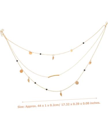 COLLBATH Choker Necklace for Women A Necklace Beach Necklaces for Women Bead Leaf Necklace Miss Alloy Pendant - Buy Online on GoSupps.com