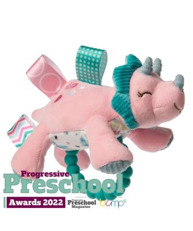 Taggies Soft Baby Rattle with Teether Ring Aroar-a-Saurus Dinosaur - 6-Inches - Buy Online on GoSupps.com