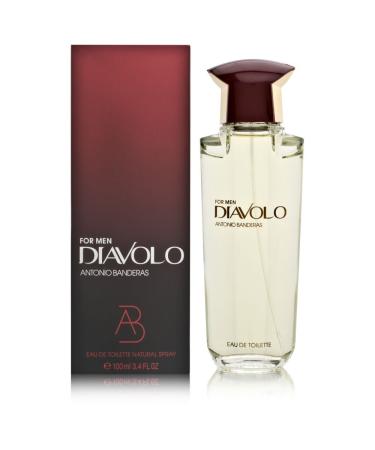 Antonio Banderas Diavolo Eau De Toilette Spray for Men 3.4 Ounce