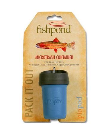 fishpond PIOPOD Microtrash Container | Pack It Out Streamside Waste Container Blue
