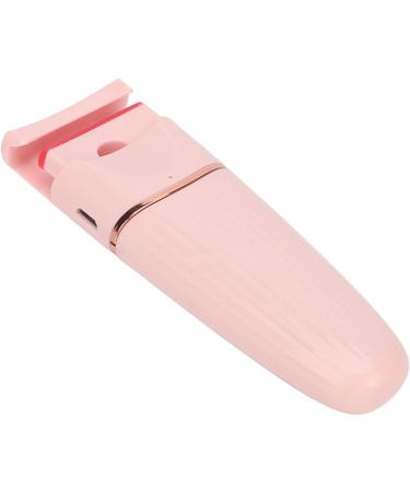 Qukaim Electric Eyelash Curler Heated Electric Eyelash Curler Heated Rechargeable Mini Eyelash Curler Temperature Sensitive Silicone Fast Heating USB Charging Lasting Curler Pink - Buy Online on GoSupps.com