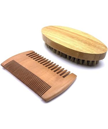 Buy Ailife Beard Brush - Natural Wild Boar Bristles & Bamboo Face Massage for Men | Perfect for Beards & Mustaches - International Shipping Available - Buy Online on GoSupps.com