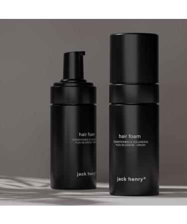 Jack Henry Volumizing Foam Mousse (3.3oz) - Non-Sticky Styling Conditioner for All Hair Types - Enhancing Natural Curls with Meadowfoam Seed Oil - Buy Online on GoSupps.com