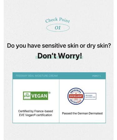 freemay Real Moisture Cream Set (100ml + 30ml) Korean Face Moisturizer for Hydration & Soothing Vegan Lightweight Sensitive Skin Friendly - Buy Online on GoSupps.com