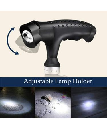 Non-Folding Right Handed Walking Stick with LED Light Lightweight with 2 Non-slip bases Walking Crutch Selfless dedication - Buy Online on GoSupps.com