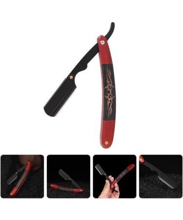 Premium Stainless Steel Men's Razor with Ebony Holder | Minkissy Shaving Accessories - Buy Online on GoSupps.com