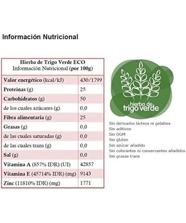  Energy Feelings Energy Feelings - Sprayed green - Wheat grass - 1000g - Buy Online on GoSupps.com