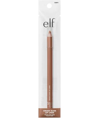 e.l.f. Cream Glide Lip Liner sculpte et sculpte les l vres tr s pigment e finition semi-mate v g talien et sans cruaut envers les animaux Truth or Bare V rit ou Bare - Buy Online on GoSupps.com