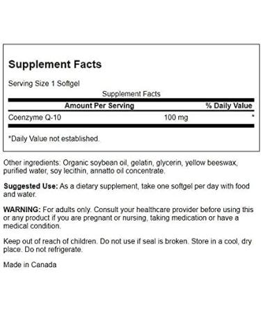 Swanson CoQ10 100 mg 50 Softgels | Premium Heart Health Supplement | Fast International Shipping - Buy Online on GoSupps.com