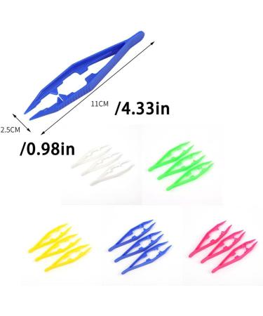 Guangcailun 3 Pieces Colorful Disposable Tweezers Set - Green Clip Tool & Toy Scissors for Precise Handling | International Shipping Available - Buy Online on GoSupps.com
