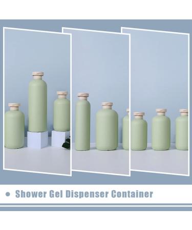 minkissy 3pcs Flip Cap Shampoo Bottles Empty Sub Package Squeeze Bottles Shower Gel Bottle Refillable Containers for Shampoo Lotions Cream Wash Conditioner Green 16.3x7.6cm - Buy Online on GoSupps.com