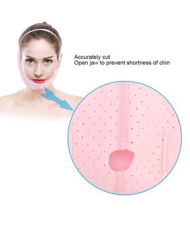 Sonew Face Slimming Mask - V-Line Chin Up Patch for Double Chin Removal & Facial Lifting - Breathable Face Lift Band (Pink) - Buy Online on GoSupps.com