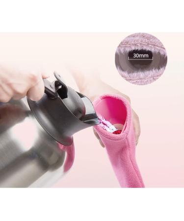 Yuhinn Plush Heat Bottle - 2L Luxury Hand Warmer with Soft Flannel Cover for Heat & Cold Therapy - White - Buy Online on GoSupps.com