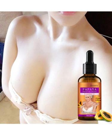 Breast Enlargement Massage Oil - 30ml Cinnamon | Firming & Enhancing | Yellow - International Shipping - Buy Online on GoSupps.com