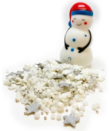 Sprinkletti Snowy Night Christmas Shapes & Sprinkles 100g - Perfect for Festive Cakes & Bakes - Buy Online on GoSupps.com