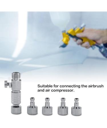 Yolispa Disconnect Adapter Airbrush Horse Quick Connecter Set 1/8'' Fittings Part with 4 Fittings2 Disconnect Adapter Brush Fitting Airbrush Horse Brush Fitting Set Brush Fitting Disconnect Adapt - Buy Online on GoSupps.com