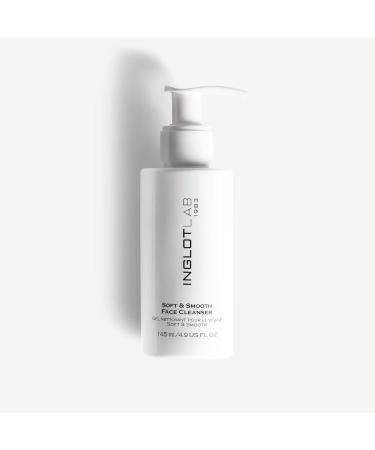 Inglot Soft & Smooth Facial Cleansing Gel - Removes Blemishes and Makeup Residues and Leaves Velvety Soft Moisturised Skin with Kombucha and Ginkgo Biloba Extracts 145ml - Buy Online on GoSupps.com