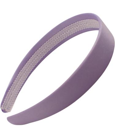 Topkids Accessories Satin Alice Headband Head Band Hairband Hair Band Women Adult Girls Kids School 60s 70s 80s Plain Aliceband 2.5cm 1" Thick Wide Hard (Lilac) - Buy Online on GoSupps.com