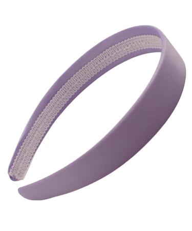 Topkids Accessories Satin Alice Headband Head Band Hairband Hair Band Women Adult Girls Kids School 60s 70s 80s Plain Aliceband 2.5cm 1" Thick Wide Hard (Lilac)