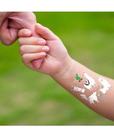 WENSHEN Llama Temporary Tattoo 10 Sheets - Alpaca Fake Tattoos for Birthday Party - Waterproof, Fun Party Favors for Kids, Girls, Adults - Buy Online on GoSupps.com