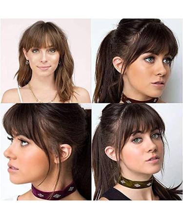 Buy 1pc Thick Natural Clip-In French Bangs - Full Front Neat Hair Clips for Daily Life Dating & Cosplay | International Shipping - Buy Online on GoSupps.com