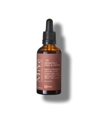 MiY | Anti-hair loss supplement hair growth & skin regeneration | Omega 3 6 7 and 9 vitamin E sea buckthorn oil argan oil astaxanthin | 1 month | Vegan & made in France