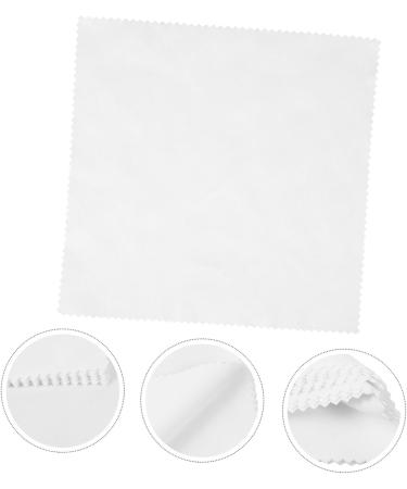 FOMIYES 50pcs Eyeglass Cleaning Cloths - Microfiber Glass Cleaner Wipes for Glasses Lenses & Screens | Premium White Fiber Cleaning Cloths - Buy Online on GoSupps.com