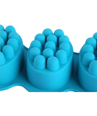 Sdmnsg-T 3D Silicone Massage Bar Soap Molds - Handmade Soap Making Molds - Rectangle, Blue - Buy Online on GoSupps.com