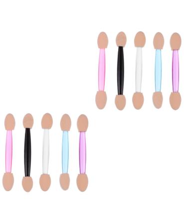 FOMIYES 500 pcs 5 boxes Eyeshadow Shadow Tool Eye Double-ended Sided Makeup Disposable/Brush Cosmetic