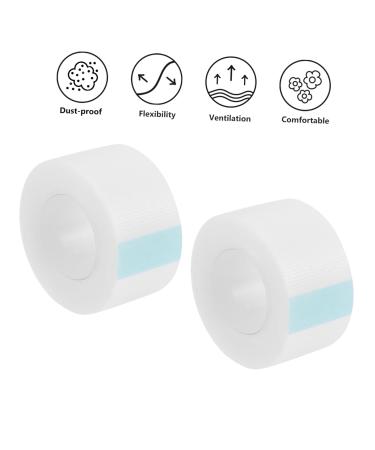 Didiseaon White Tape 8 Rolls Medical Tape Lash Book Organizer Double Eyelid Stickers Adhesive Tape Girl Beauty Stickers 914x2.5cmx2pcs Whitex2pcs - Buy Online on GoSupps.com