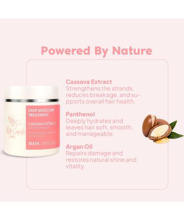 I Belli Capelli Venice Cassava Extract & Argan Oil Hair Mask - Anti-Frizz Keratin Hair Treatment for Dry Damaged Hair - Anti Breakage Hair Products for Women Moisturizing Repairing - 2x 17.6oz - Buy Online on GoSupps.com