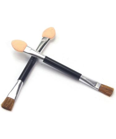 Fpoqbod 10pcs Women Disposable Double Ended Sponge Brush Eye Shadow Applicator Tools (Black) - Buy Online on GoSupps.com