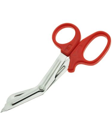 IMKRC - Bandage Shears Scissors EMT and Medical Scissors for Nurses Students Emergency Room Paramedics - Perfect Nurse Scissors for First Aid Tough Cuts (Large 7.5 Inches Red) Large 7.5 Inches Red