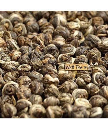 WELLTEA Jasmine Dragon Pearls Green Tea Chinese Green Tea 12 Pyramid Tea Bags 60g - Buy Online on GoSupps.com