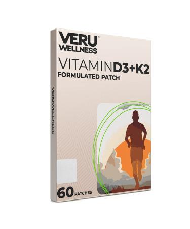 Veru Wellness D3/K2 Essential Patch - Bariatric Support Vitamins D3 K2 (60 Patches)
