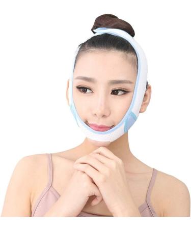 Facelifting Bandage - V-Face Lifting Sleep Mask for Double Chin & Cheek Slimming | White Facial Slimming Belt - Buy Online on GoSupps.com