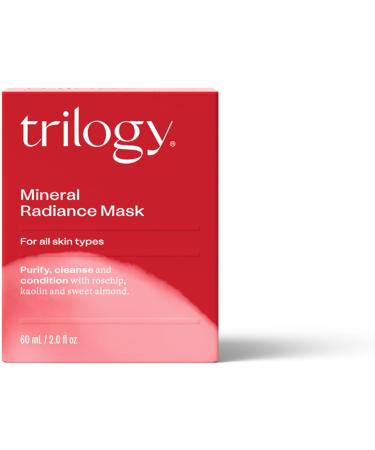 Trilogy Mineral Radiance Mask 60 mL - For All Skin Types - Purify Cleanse & Condition - Made in New Zealand - Buy Online on GoSupps.com