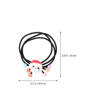 Frcolor Cartoon Elastic Hair Ties for Baby Girls - 8-Piece Christmas Loop Ponytail Holders - International Shipping Available - Buy Online on GoSupps.com
