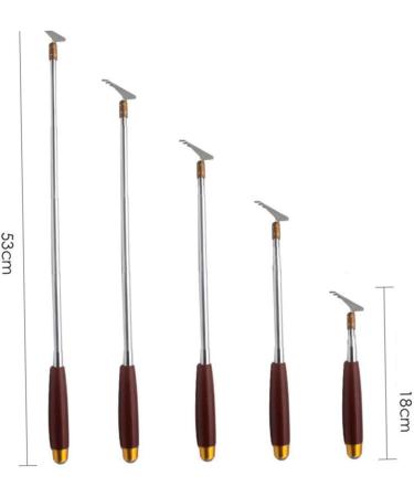 Frcolor Stainless Steel Scraper & Back Scratcher - Telescopic Massage Tool for Relaxation & Gift Idea - Buy Online on GoSupps.com
