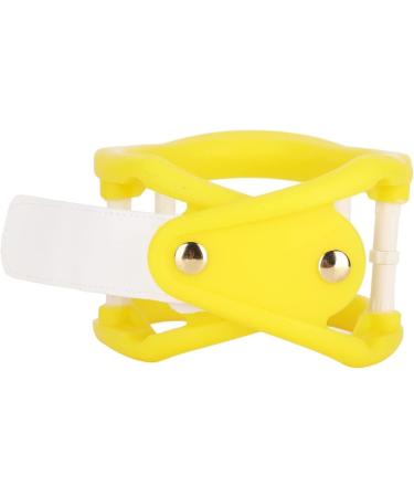 Jlasdr Adjustable Silicone Neck Support | Cervical Spine Protection & Traction Relief | Comfort & Corrector in Giallo Color - Buy Online on GoSupps.com